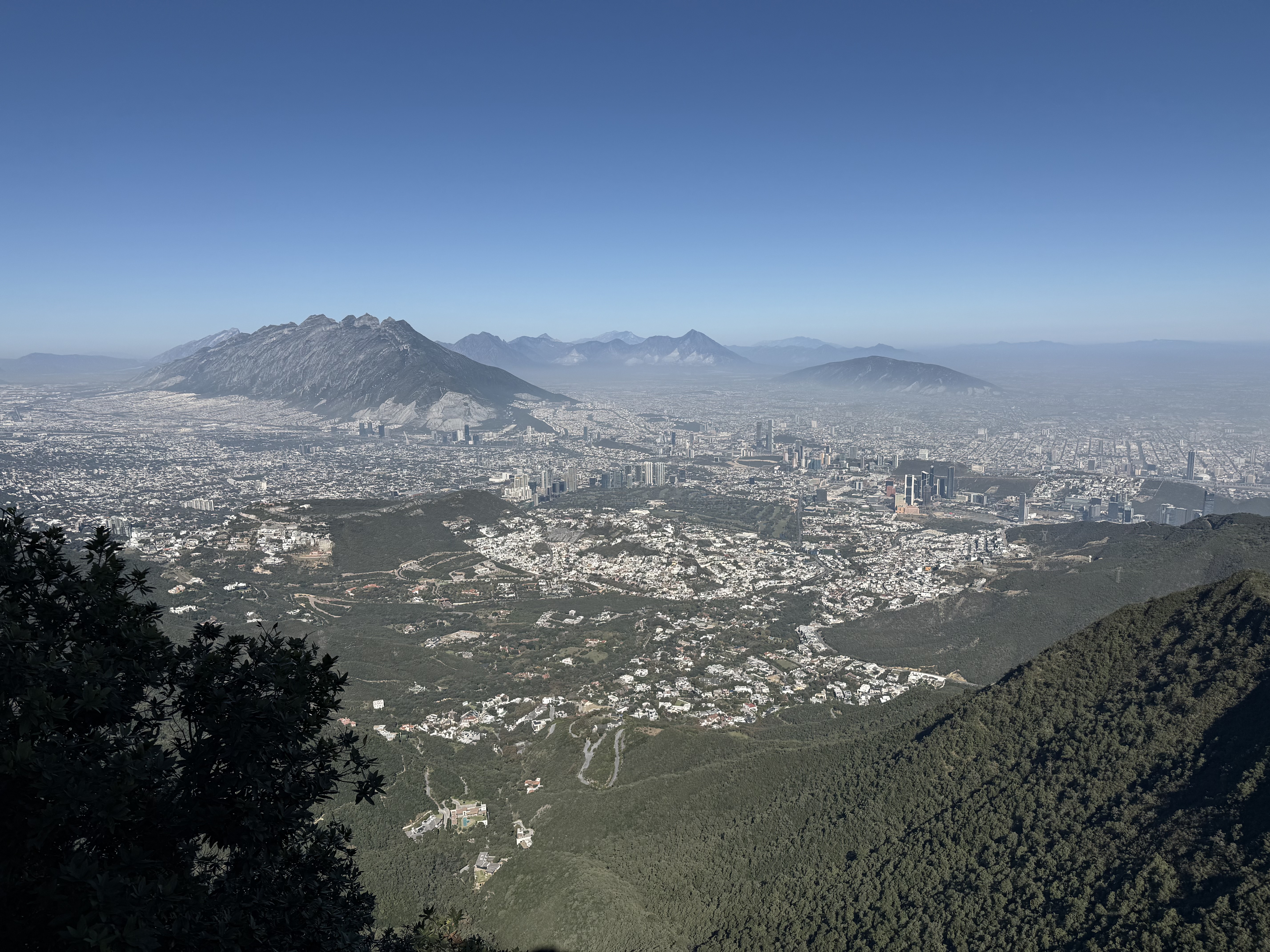 Chipinque National Park view of Monterrey and surrounding mountains Monterrey, Mexico